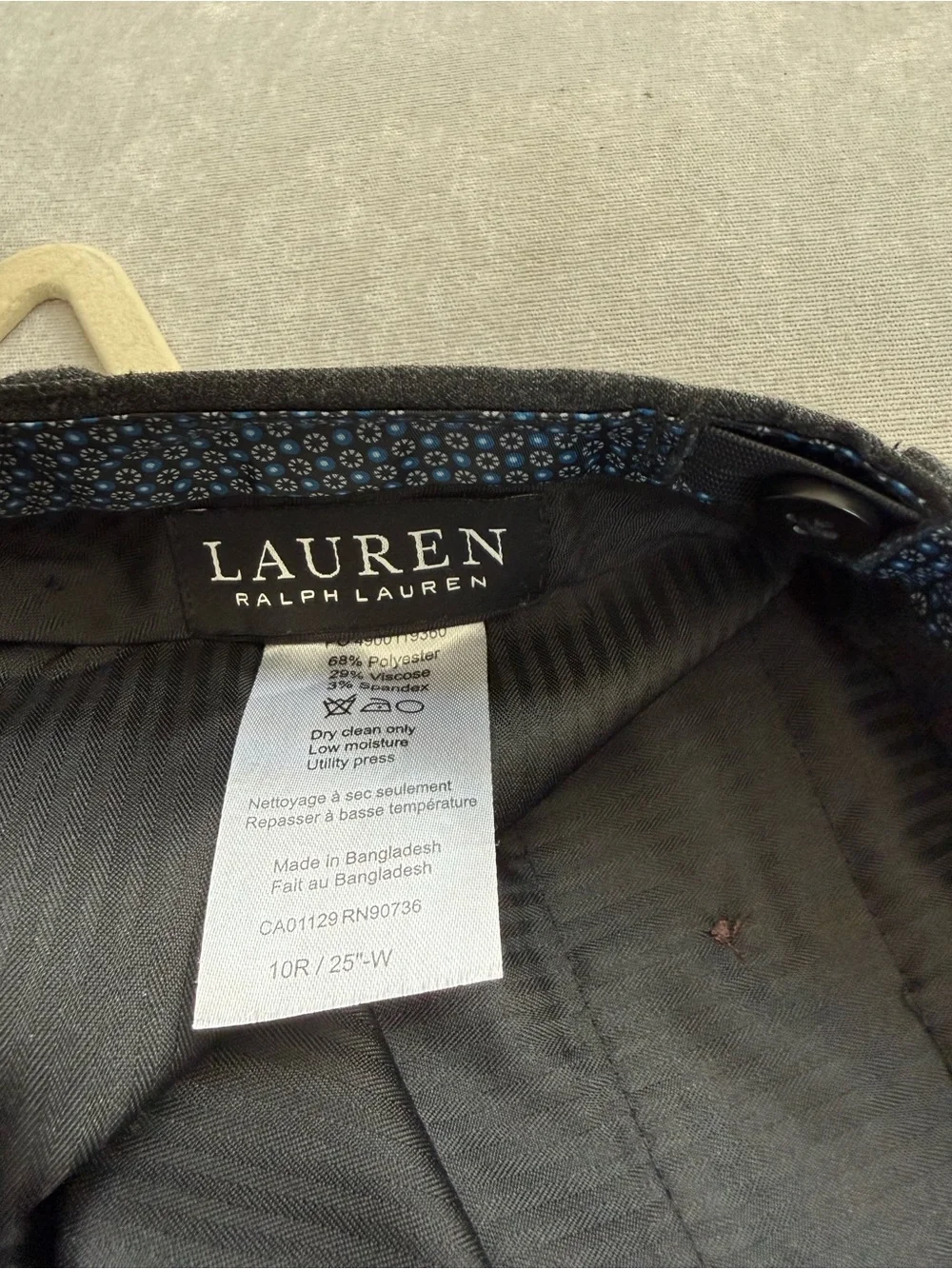 Ralph Lauren Boys Charcoal Gray suit worn once